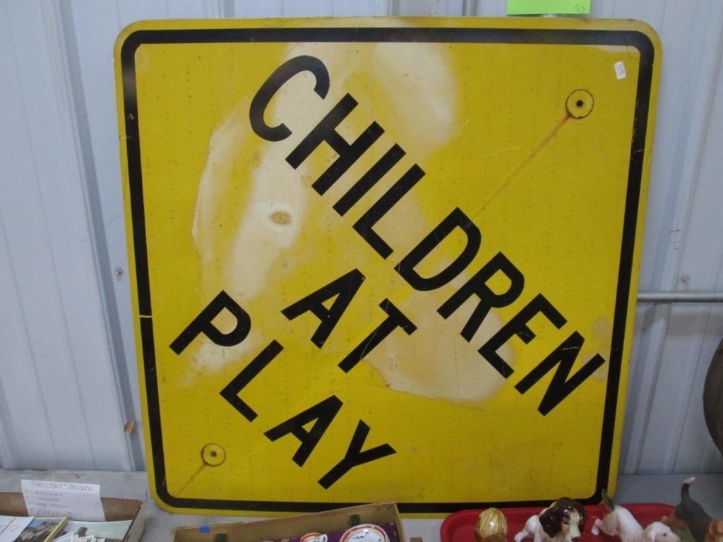 30”x30” Children At Play Road Sign