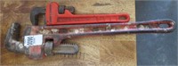 craftsman 10", wayne 18" pipe wrenches