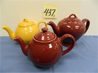 (3) Lipton Tea Pots