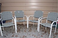 4 Woven Patio Chairs