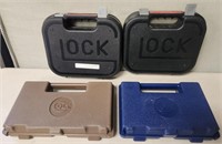 P - LOT OF 4 HAND GUN CASES (Q16)