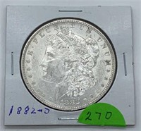 1882-O Morgan Silver Dollar