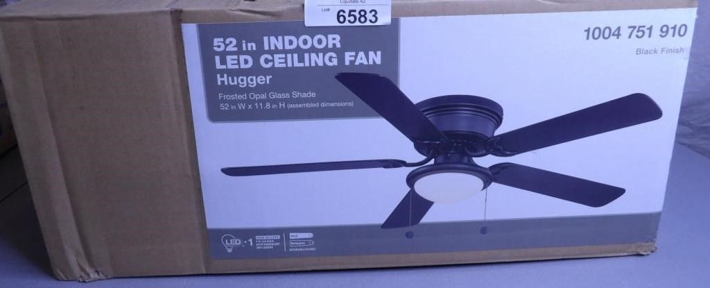 52in Hugger Ceiling Fan