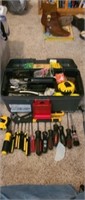 Estate lot of a toolbox full of tools