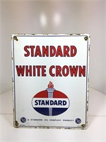 Original Standard Oil Co Enamel Pump Sign