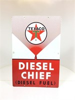 Original Texaco (1962)  Diesel Chief Enamel Pump