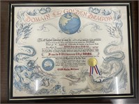 Rare: Domain of the Golden Dragon Certificate