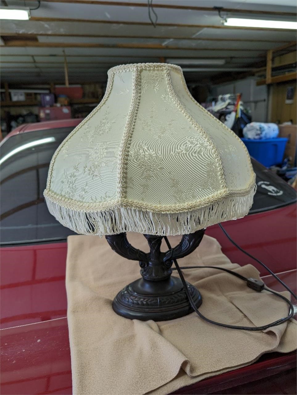 Pfaltzgraff, Victorian Fringe Lamps, Pictures, etc.