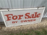 FOR SALE BY OWNER DOUBLE SIDED SIGN