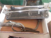 Tile Cutter, Hang Saws, Oil Wrench & Spout