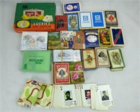 Group of Vintage Playing Card Decks