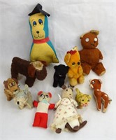 Vintage Stuffed Toy Animals including Knickerbockr