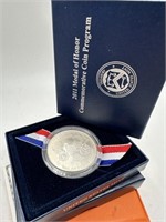 2011 MEDAL OF HONOR COMMEMORATIVE SILVER DOLLAR