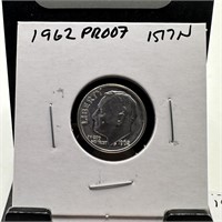 1962 PROOF ROOSEVELT SILVER DIME