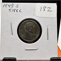 1943-S STEEL WHEAT PENNY CENT