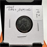 1943 STEEL WHEAT PENNY CENT