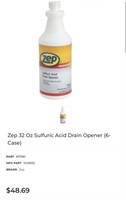 Case of Sulfuric Acid Drain Opener (6 Bottles)