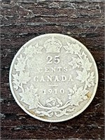 Canada 25 Cent 1910