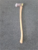 WOOD HANDLE SINGLE BLADE AXE