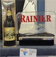 TWO RAINIER BEER COLLECTIBLES