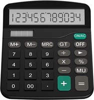 P3685  Cshidworld Desktop Calculator, 12 Digit LCD