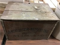 Budweiser Crate, Xbox In Rough Condition, Untested