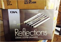 115 NEW OIA REFLECTIONS CHROME PEN TRAYS