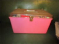 PINK SEWING NOTION BOX - FULL