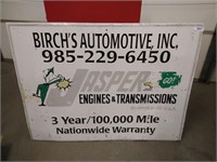 Jasper Engine & Transmission Tin Sign