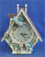 Ceramic clock,  works