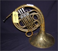 Vintage French Brass Horn (Evidence Room)