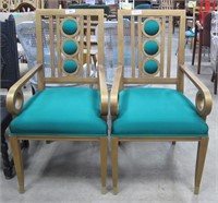 2 pcs Accent Arm Chairs  - 41"h 1"w x 22"