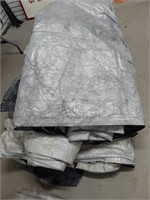 (4) concrete blankets - tarps