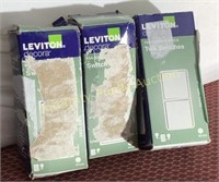 3ct Leviton Switches