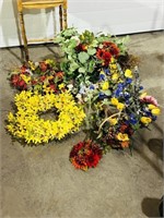 collection of various artificial flowers