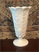 Westmoreland Milk Glass Vase 9"