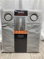 Sun Blk Total Blackout Curtains 2 Panels