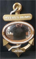 Myers's Rums wall decoration mirror