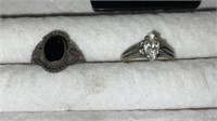 Sterling Rings with Stones (2)