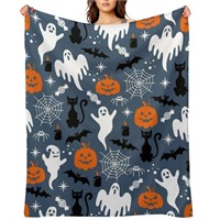 Pumpkin Blankets, Super Soft Flannel Throw Blanket