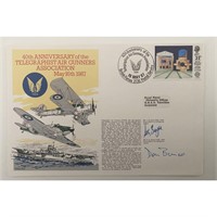 WWII 1987 Telegraphist Air Gunners signed 40th Ann