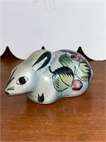Ceramic Handpainted Bunny 4”