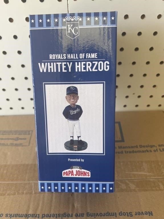 Whitey Herzog Bobblehead Royals