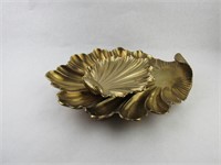 Brass seashell trays