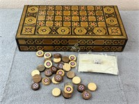 Vintage Board Game with Pieces