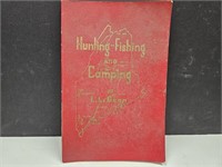 Vintage L.L. Bean Hunting- Fishing & Camping  Map