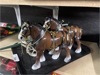 Clydesdale Horse Drawn Wagon Toy.