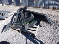Tractor Mounted Push Up Feed Blade 6'