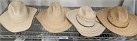 GROUP OF COWBOY HATS, RESISTOL, MISC