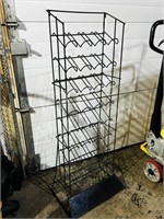 Wire wine display stand